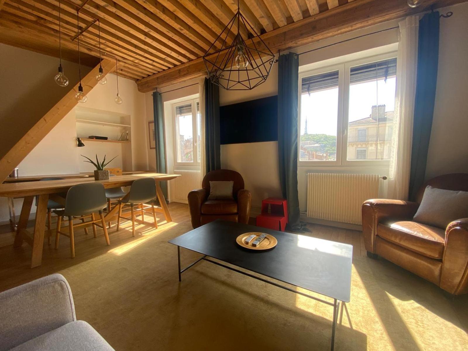 Appartement T3 Hyper Centre De Lyon, Super Vue Fourviere Exteriör bild